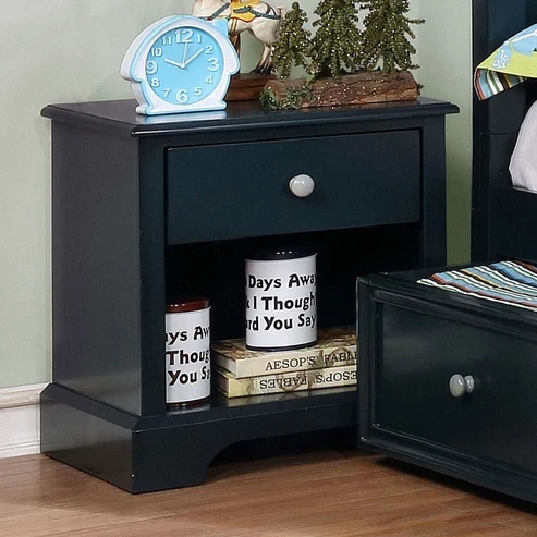 Furniture of America - Diane Nightstand in Blue