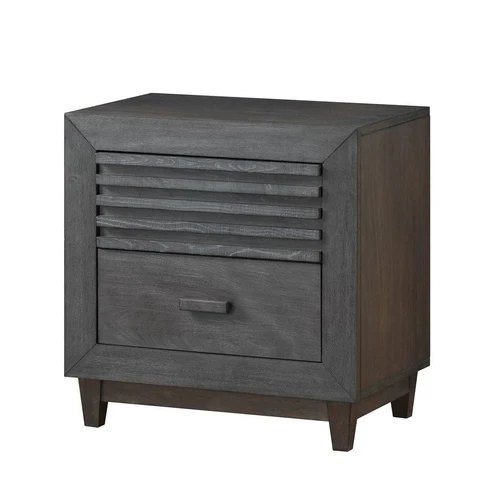 Furniture of America - Griffin Nightstand in Charcoal Brown