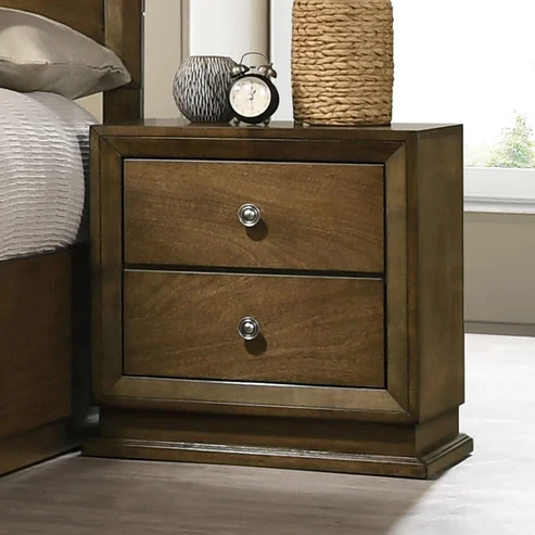 Furniture of America - Kirkham Nighstand in Walnut