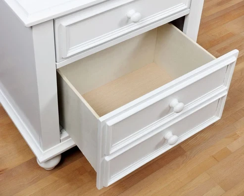 Furniture of America - Olivia Nightstand in White