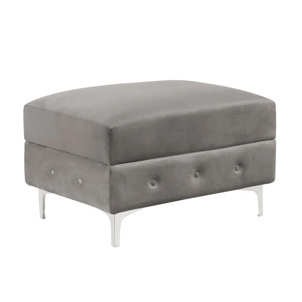 Furniture of America - Ciabattoni Ottoman in Gray