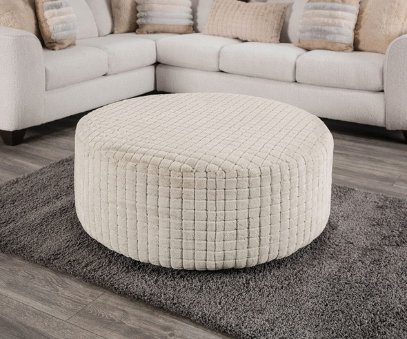 Furniture of America - Iroquois Ottoman in Tan