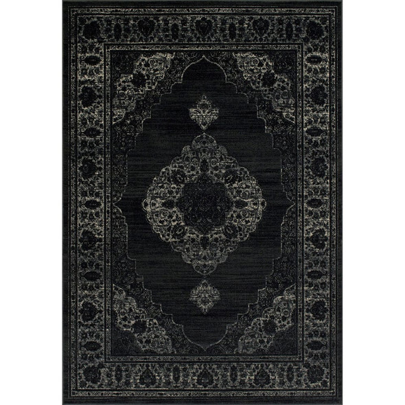 Furniture of America - Kozlu 5' X 7' Area Rug in Dark Gray