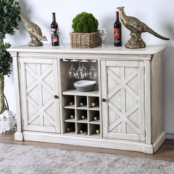 Furniture of America - Georgia Server in Antique White