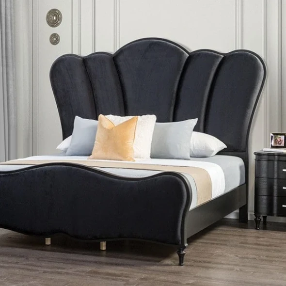Furniture of America - Eleanora 5 Pc. Queen Bedroom Set w/ Chest in Black