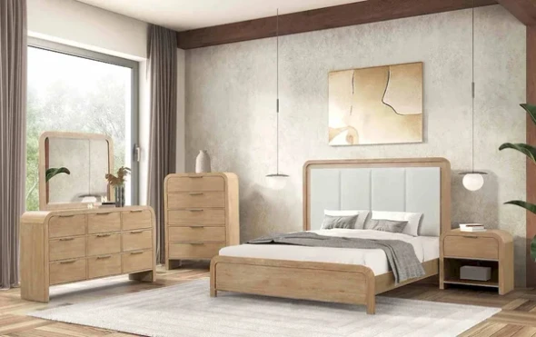 Furniture of America - Handforth - 4 Pc. Queen Bedroom Set w/ Chest