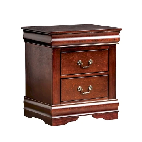 Furniture of America - Louis Philippe - 3 Pc. Queen Bedroom Set - Dark Cherry