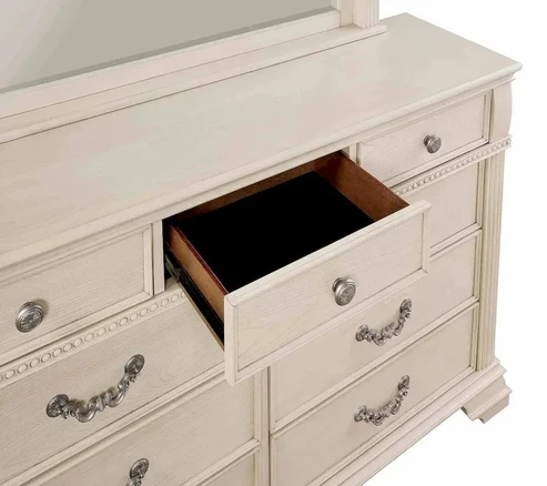 Furniture of America - Pamphilos - 3 Pc. Queen Bedroom Set - Antique White