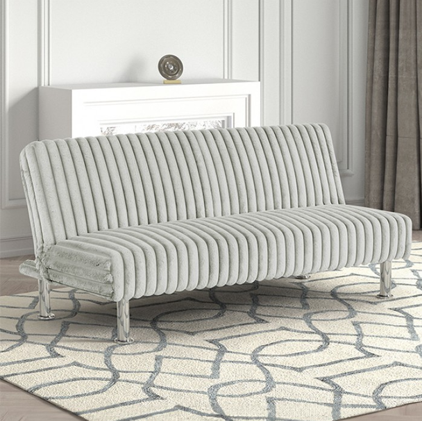 Furniture of America Light Gray Couch Sofa Futon Sofa Bed FM2903LG