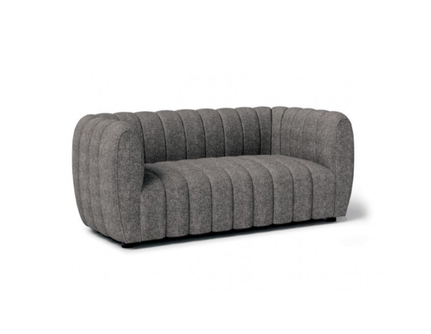 Furniture of America Charcoal Gray High Density Foam Couch Loveseat FM61002GY-LV