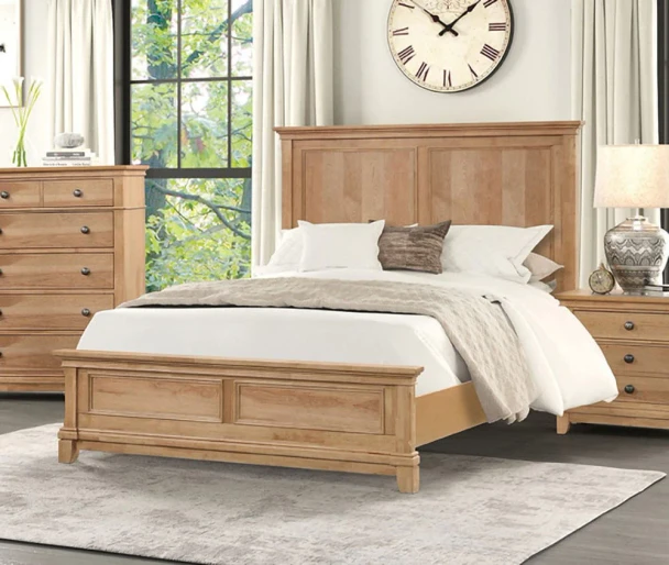 Furniture of America - Mchenry Queen Bed in Natural Oak