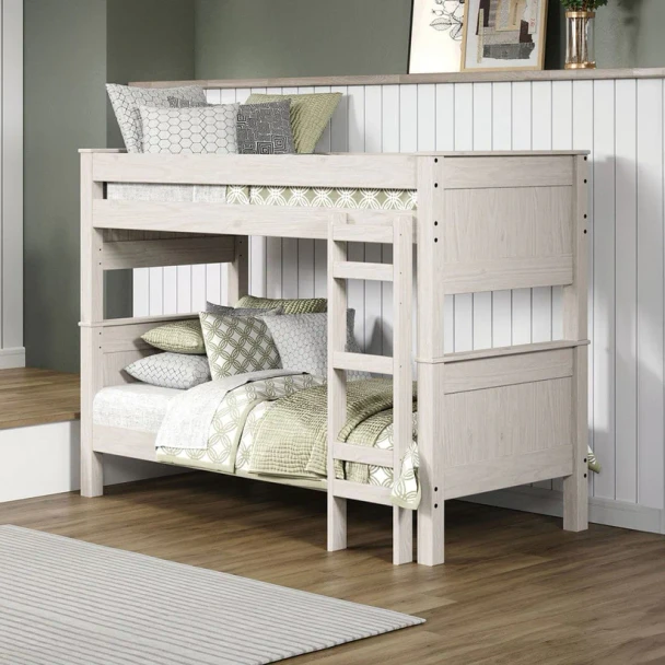 Furniture of America - Albani Twin/Twin Bunk Bed in White