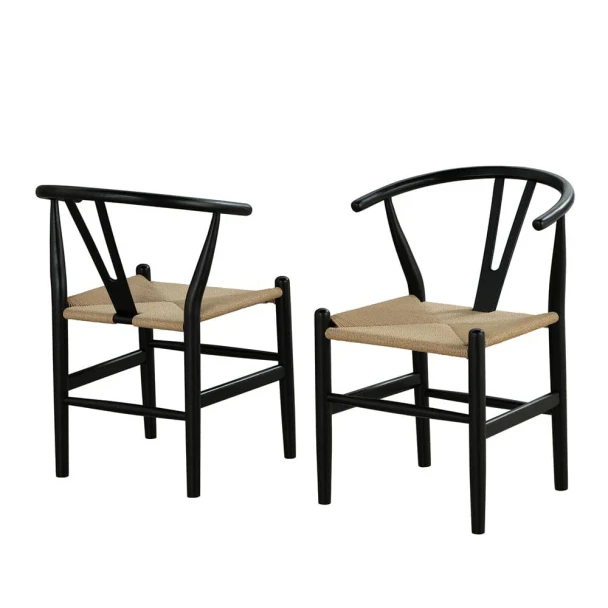 Furniture of America - Assentoft Side Chair (2PC/CTN) in Black
