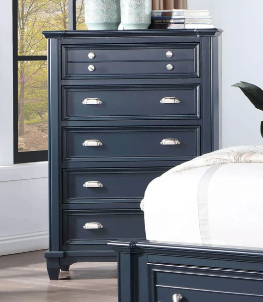Furniture of America - Manzanillo Chest in Slate Blue