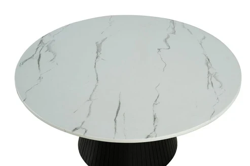 Furniture of America - Sindal Round Cocktail Table in Black