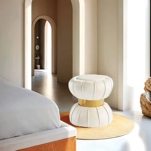 Furniture of America - Dorothea Stool in White