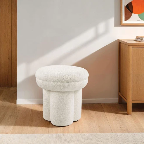 Furniture of America - Thisbe Stool in Beige
