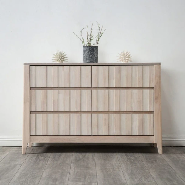 Furniture of America - Gervais Dresser in White Wash