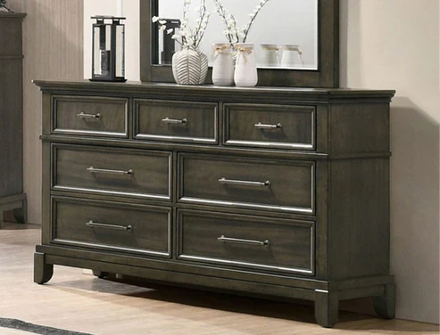 Furniture of America - Houston Dresser in Gray