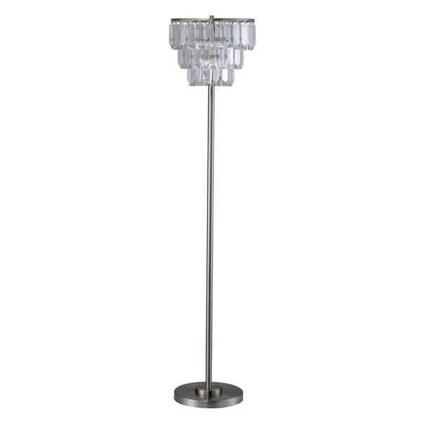 Furniture of America - Meg Floor Lamp in Clear
