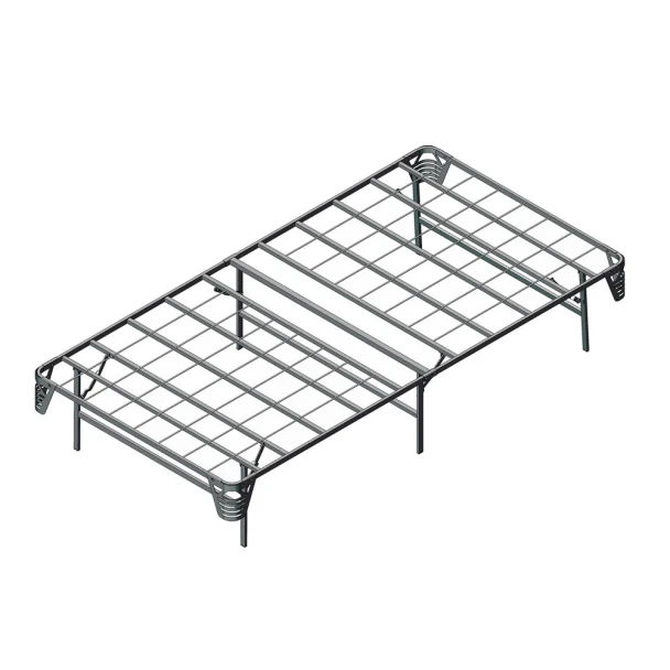 Furniture of America - Framos Base Foundation - Twin in Silver