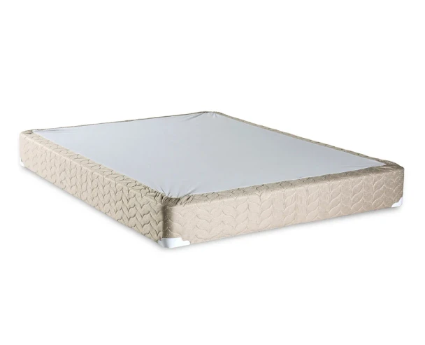 Furniture of America - Lilium Foundation, Twin in White/Brown