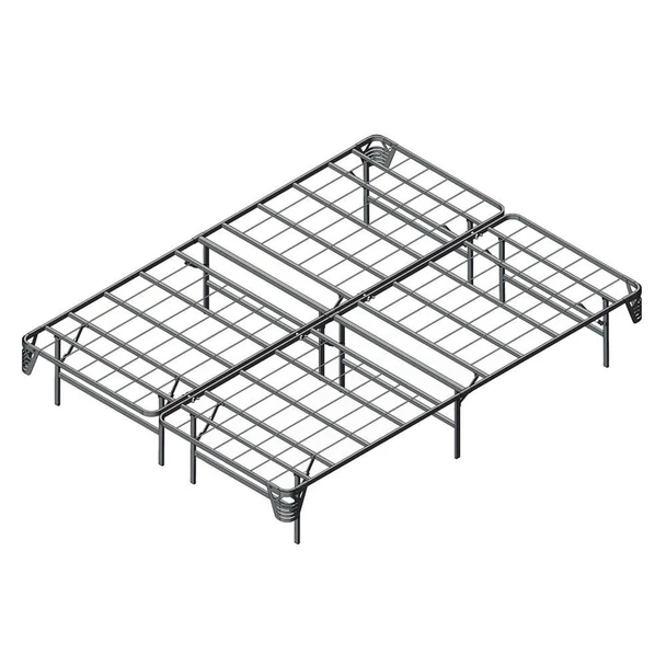 Furniture of America - Framos Base Foundation - Cal.King in Silver