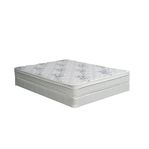 Furniture of America - Jalen 9" Euro Top Mattress, Twin in White