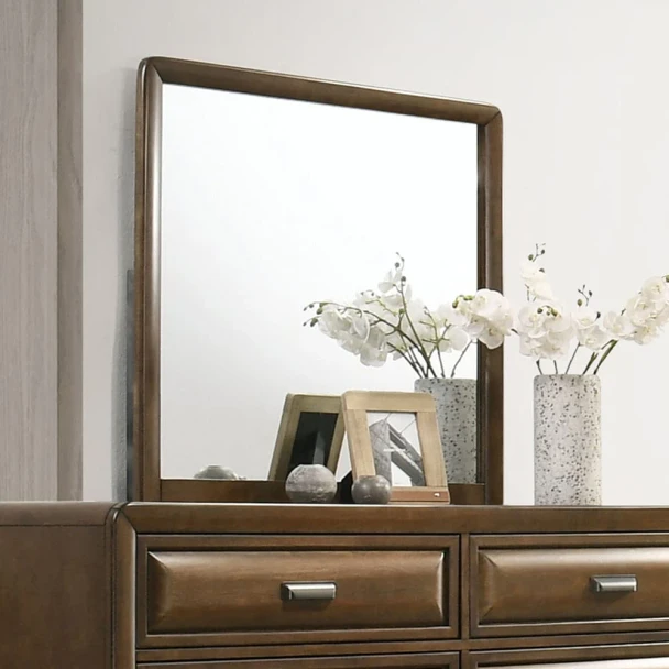 Furniture of America - Caerwys Mirror in Brown