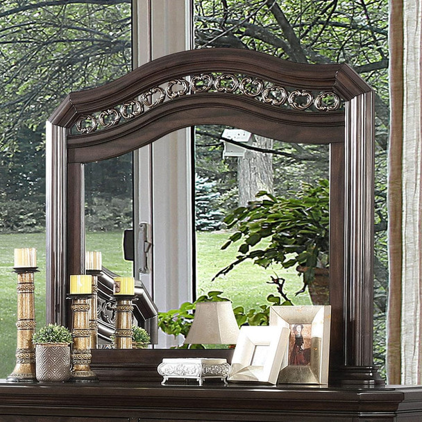 Furniture of America - Calliope Mirror in Espresso