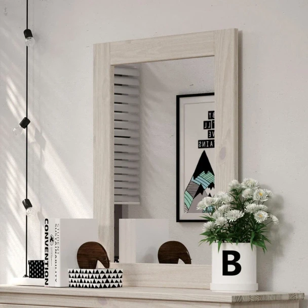 Furniture of America - Stavros Mirror in White