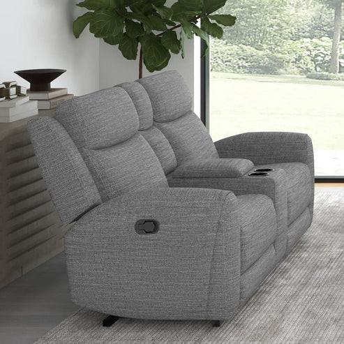 Furniture of America - Antonius Loveseat in Gray