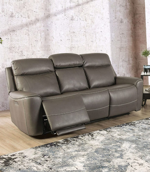 Furniture of America - Artemia Power Sofa in Gray