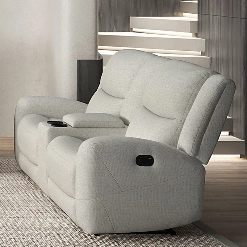 Furniture of America - Giraldus Loveseat in Beige