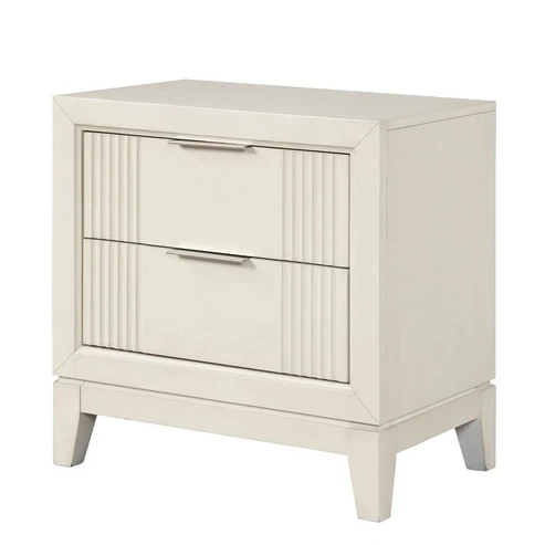 Furniture of America - Isadore Nightstand in Antique White