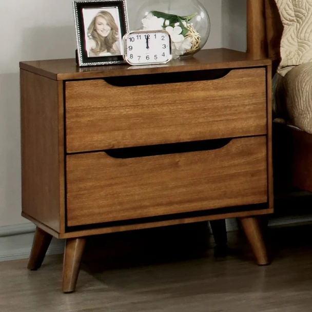 Furniture of America - Lennart Nightstand in Oak