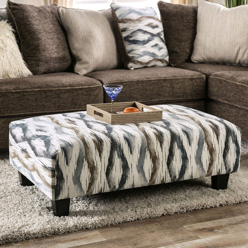 Furniture of America - Kempston Ottoman in Multi