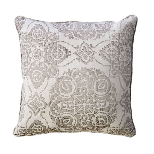 Furniture of America - Joy 20" X 20" Pillow Set of 2 in Cream/Gray