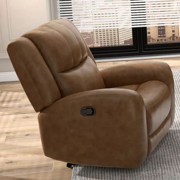 Furniture of America - Leolinus Recliner in Brown