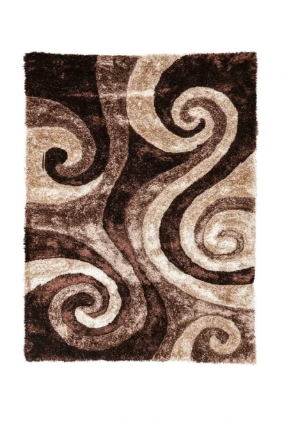 Furniture of America - Fermont 5' X 8' Area Rug in Brown Beige