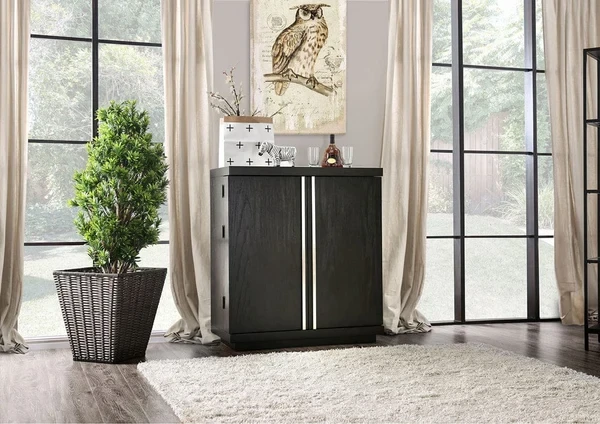 Furniture of America - Modoc Server in Espresso