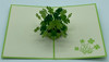 Handmade 3D Kirigami Card

with envelope

St Patrick's Day Clover Shamrock

Styles may vary