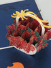 Handmade 3D Kirigami Card

with envelope

Valentines Day Red Rose Basket