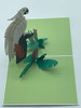 Handmade 3D Kirigami Card

with envelope

White Macaw Bird