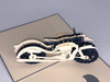 Handmade 3D Kirigami Card
with envelope
Blue Motorcycle