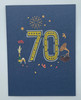 Handmade 3D Kirigami Card

with envelope

70th Birthday Happy Birthday