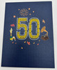 Handmade 3D Kirigami Card

with envelope

50th Birthday Happy Birthday