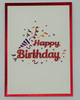 Handmade 3D Kirigami Card

with envelope

Red Happy Birthday