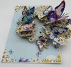 Handmade 3D Kirigami Card

with envelope

Blue Daisy Butterfly Garden
