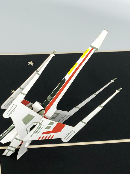 Handmade 3D Kirigami Card

with envelope

X-Wing Star Wars